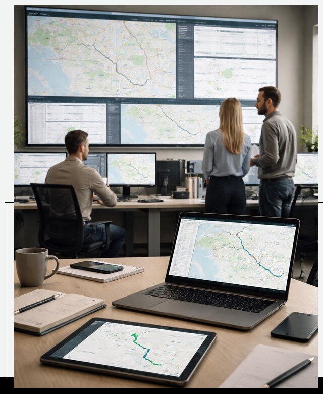 Трекинг грузов и Fleet Management, мониторинг автопарка в Урае